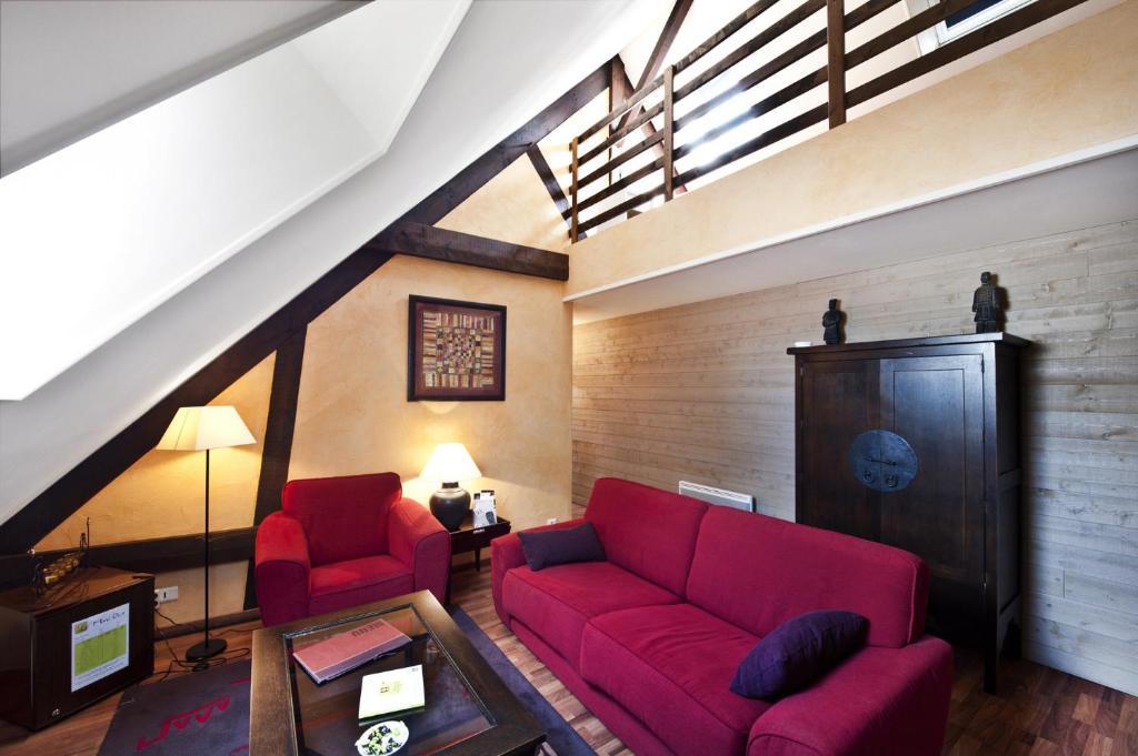 Logis Le Quai Fleuri Hotell Les Villages Voveens Rom bilde